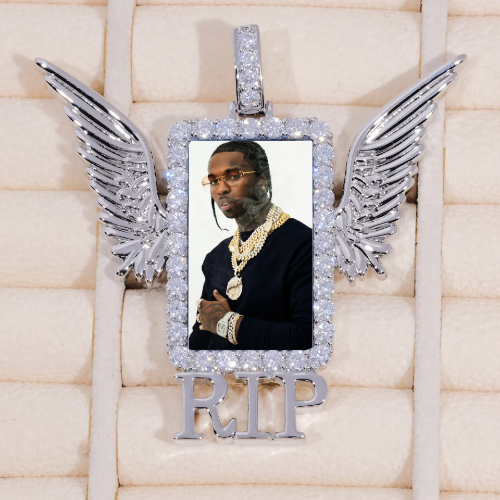 RIP WING 3D CUSTOM PICTURE PENDANT