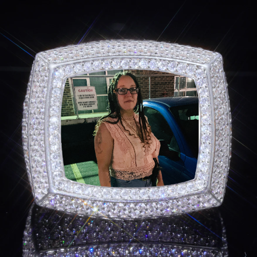 3D CUSTOM PICTURE ICED RING