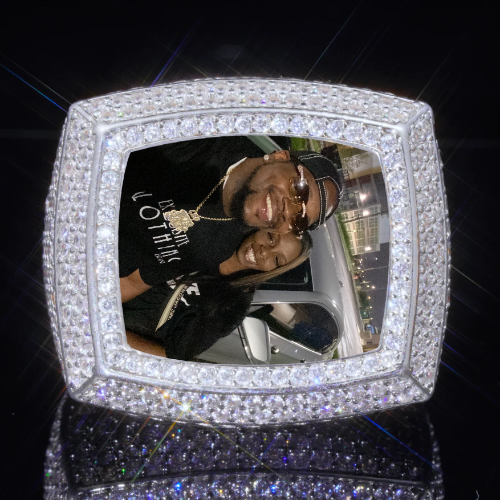 3D CUSTOM PICTURE ICED RING