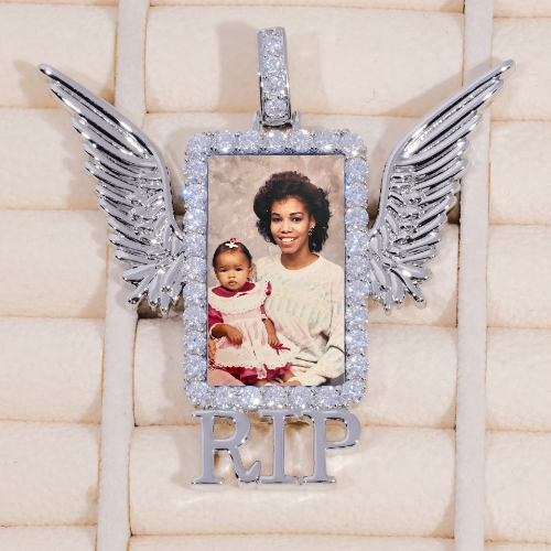 RIP WING 3D CUSTOM PICTURE PENDANT
