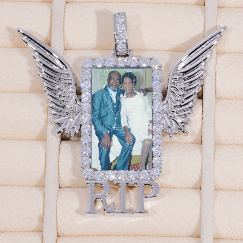 RIP WING 3D CUSTOM PICTURE PENDANT