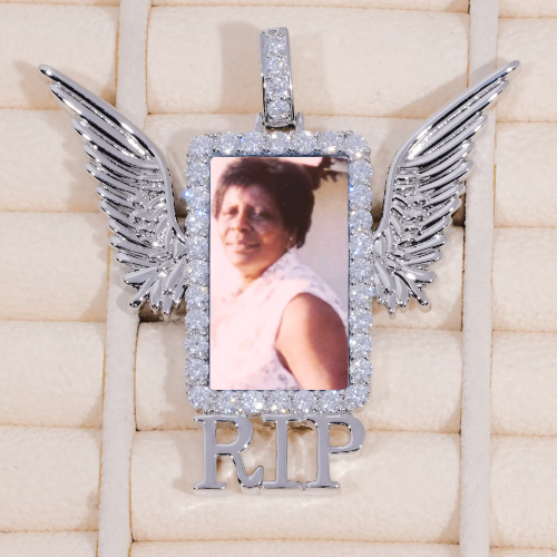 RIP WING 3D CUSTOM PICTURE PENDANT
