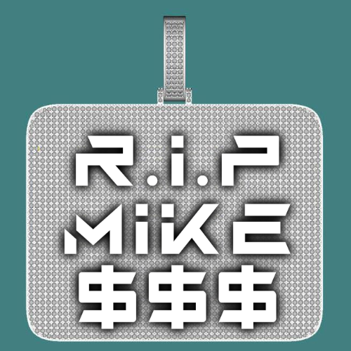 CUSTOM LETTER NECKLACE 3D BIG SQUARE