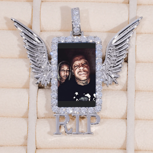 RIP WING 3D CUSTOM PICTURE PENDANT