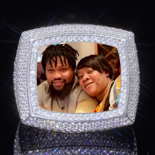 3D CUSTOM PICTURE ICED RING