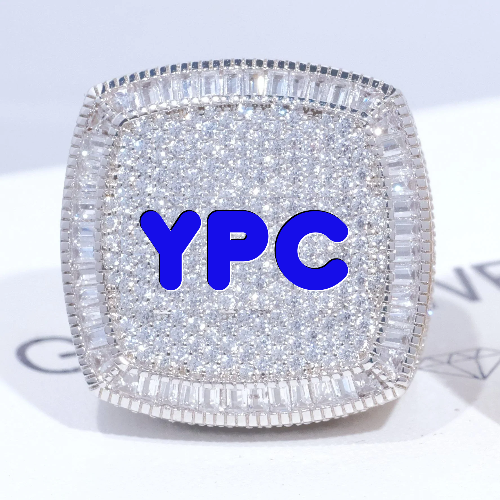 CUSTOM LETTER 3D ICED RING