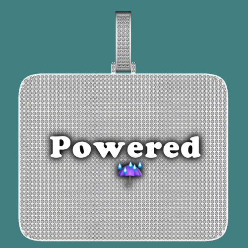 CUSTOM LETTER NECKLACE 3D BIG SQUARE