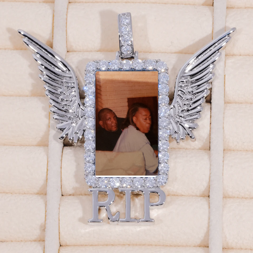 RIP WING 3D CUSTOM PICTURE PENDANT