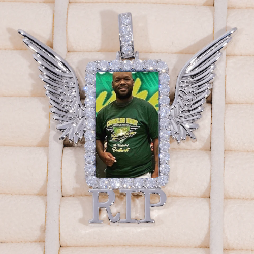 RIP WING 3D CUSTOM PICTURE PENDANT