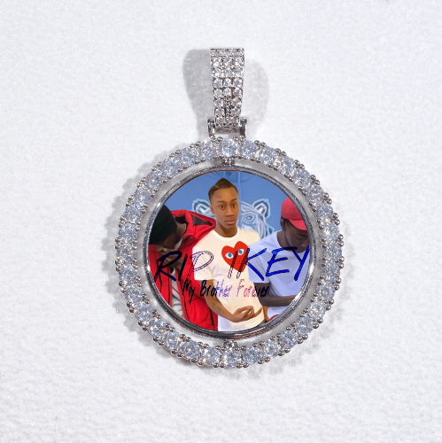3D Spinning 2-Faced Custom Picture Pendant