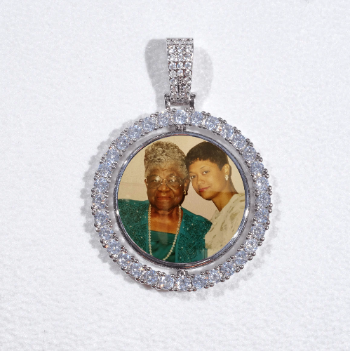 3D Spinning 2-Faced Custom Picture Pendant