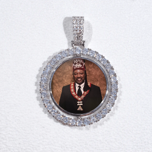 3D Spinning 2-Faced Custom Picture Pendant