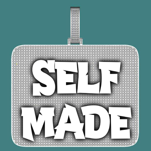 CUSTOM LETTER NECKLACE 3D BIG SQUARE