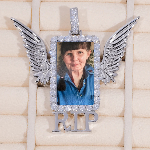 RIP WING 3D CUSTOM PICTURE PENDANT