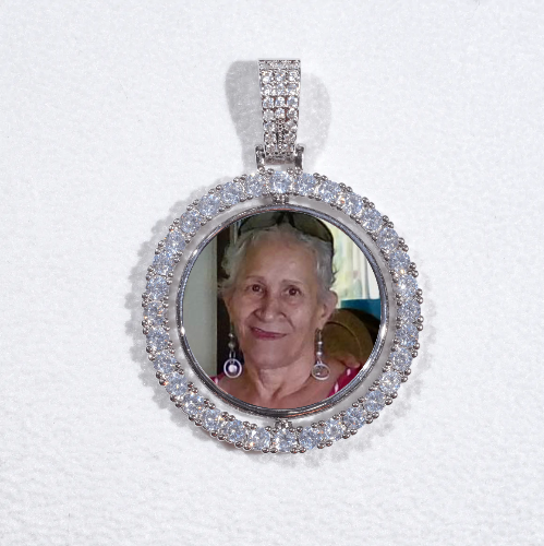 3D Spinning 2-Faced Custom Picture Pendant