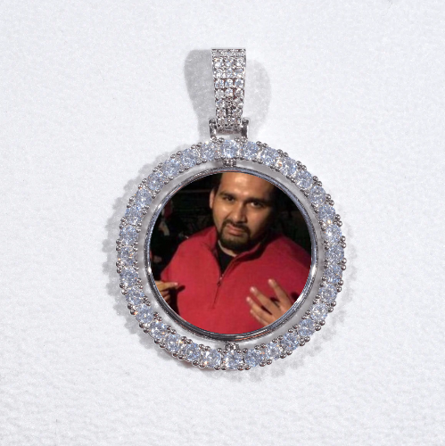 3D Spinning 2-Faced Custom Picture Pendant