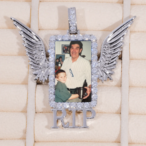 RIP WING 3D CUSTOM PICTURE PENDANT