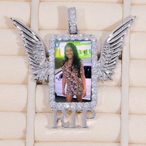 RIP WING 3D CUSTOM PICTURE PENDANT
