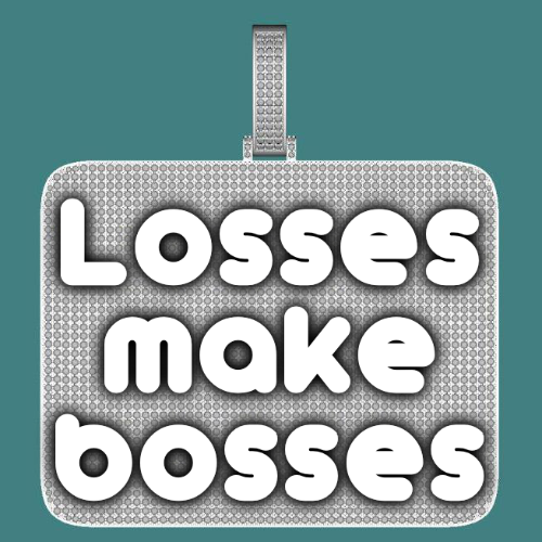 CUSTOM LETTER NECKLACE 3D BIG SQUARE