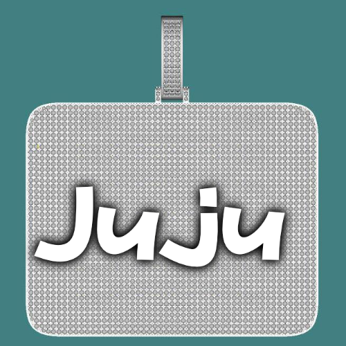 CUSTOM LETTER NECKLACE 3D BIG SQUARE