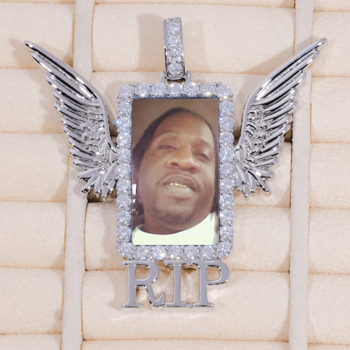 RIP WING 3D CUSTOM PICTURE PENDANT