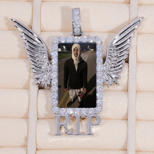 RIP WING 3D CUSTOM PICTURE PENDANT