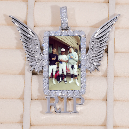 RIP WING 3D CUSTOM PICTURE PENDANT