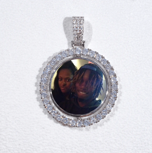 3D Spinning 2-Faced Custom Picture Pendant
