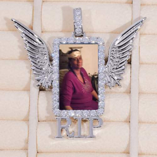 RIP WING 3D CUSTOM PICTURE PENDANT