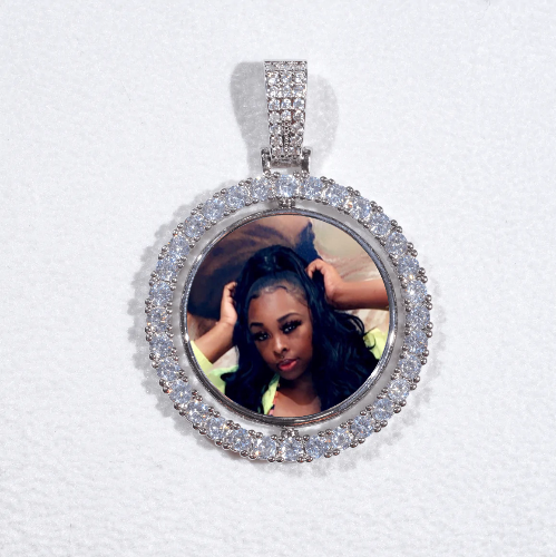 3D Spinning 2-Faced Custom Picture Pendant