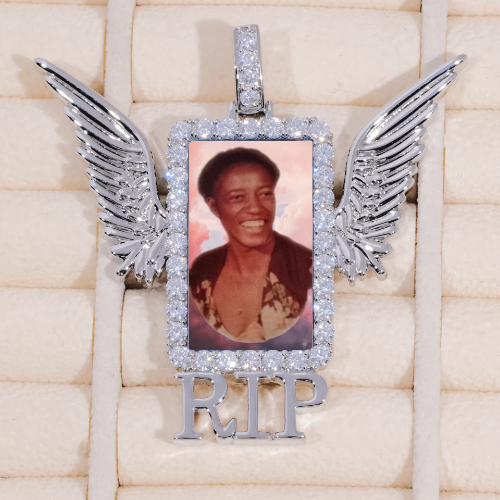RIP WING 3D CUSTOM PICTURE PENDANT
