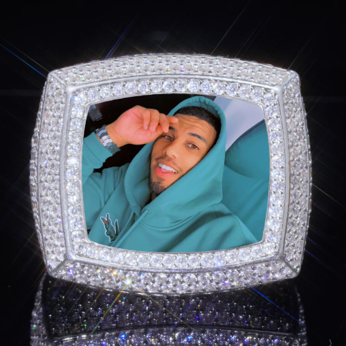 3D CUSTOM PICTURE ICED RING