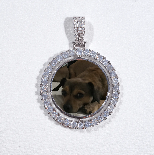 3D Spinning 2-Faced Custom Picture Pendant