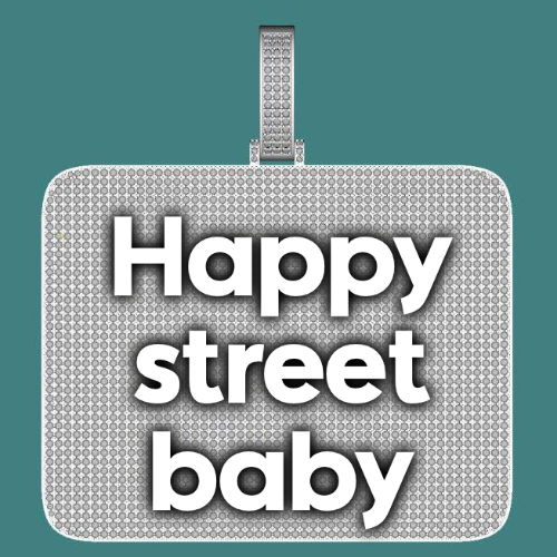 CUSTOM LETTER NECKLACE 3D BIG SQUARE