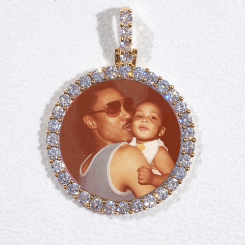 3D CIRCLE CUSTOM PICTURE PENDANT SMALL SIZE