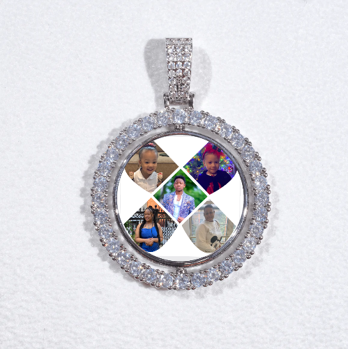 3D Spinning 2-Faced Custom Picture Pendant