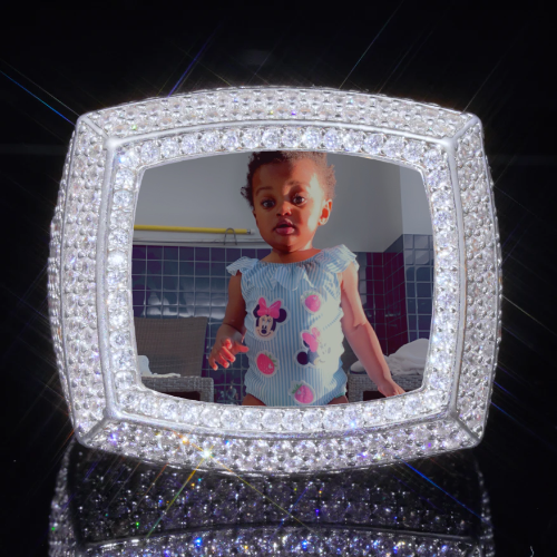 3D CUSTOM PICTURE ICED RING