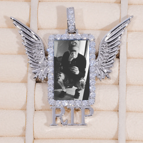 RIP WING 3D CUSTOM PICTURE PENDANT
