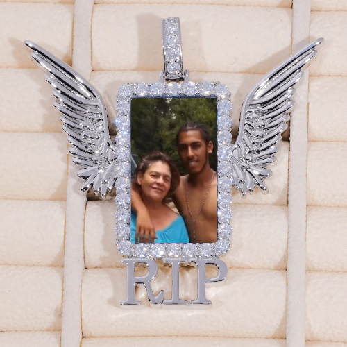 RIP WING 3D CUSTOM PICTURE PENDANT