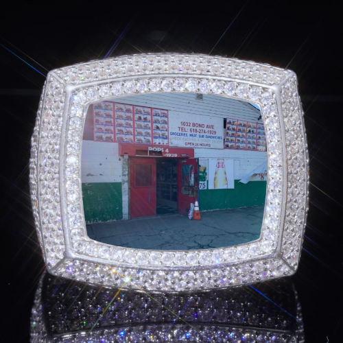 3D CUSTOM PICTURE ICED RING
