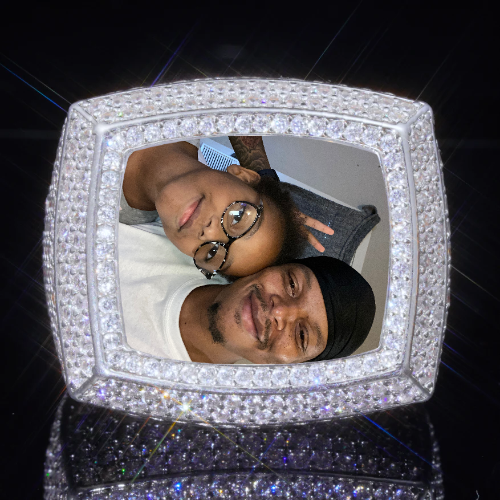 3D CUSTOM PICTURE ICED RING