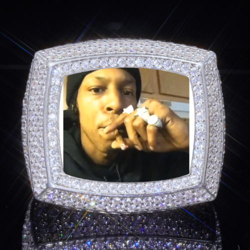 3D CUSTOM PICTURE ICED RING