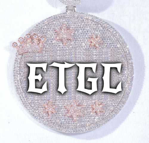 Custom Letters Freibeuter Font Necklace