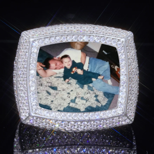 3D CUSTOM PICTURE ICED RING