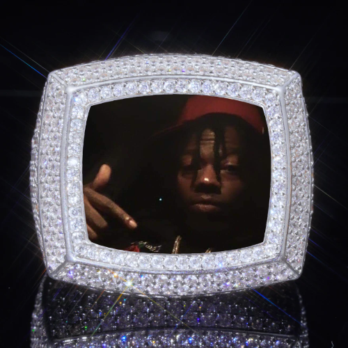 3D CUSTOM PICTURE ICED RING