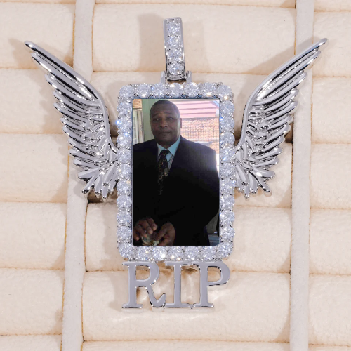 RIP WING 3D CUSTOM PICTURE PENDANT