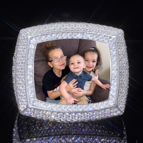 3D CUSTOM PICTURE ICED RING