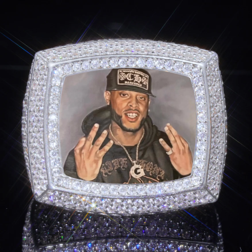 3D CUSTOM PICTURE ICED RING