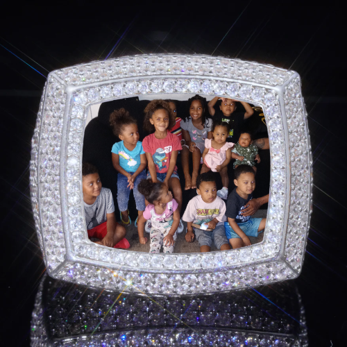 3D CUSTOM PICTURE ICED RING