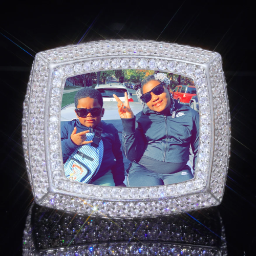 3D CUSTOM PICTURE ICED RING